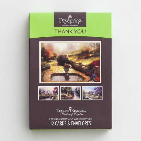 Thomas Kinkade Thank You Boxed Cards 51855