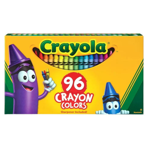 96 Count Color Variety Crayons 52-0096