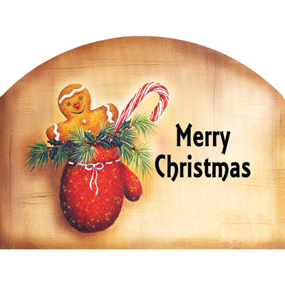 Gingerbread Mitten Plaque 528