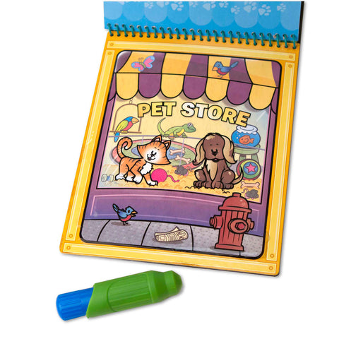 water coloring pad and pen