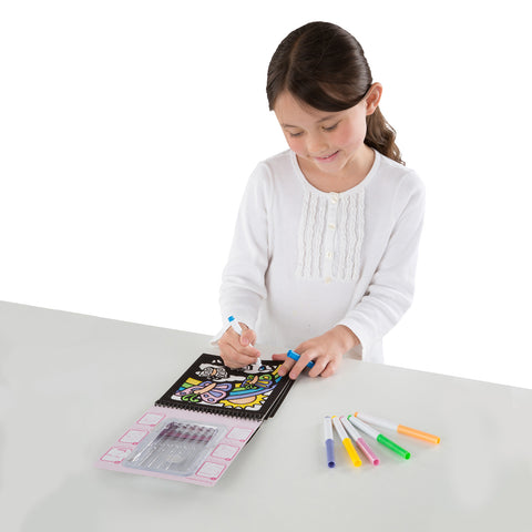 girl with magic velvet pad