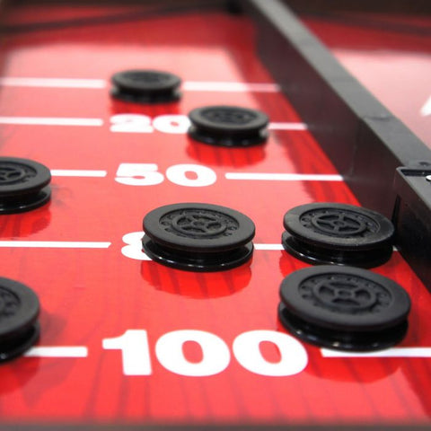 shuffleboard side of game
