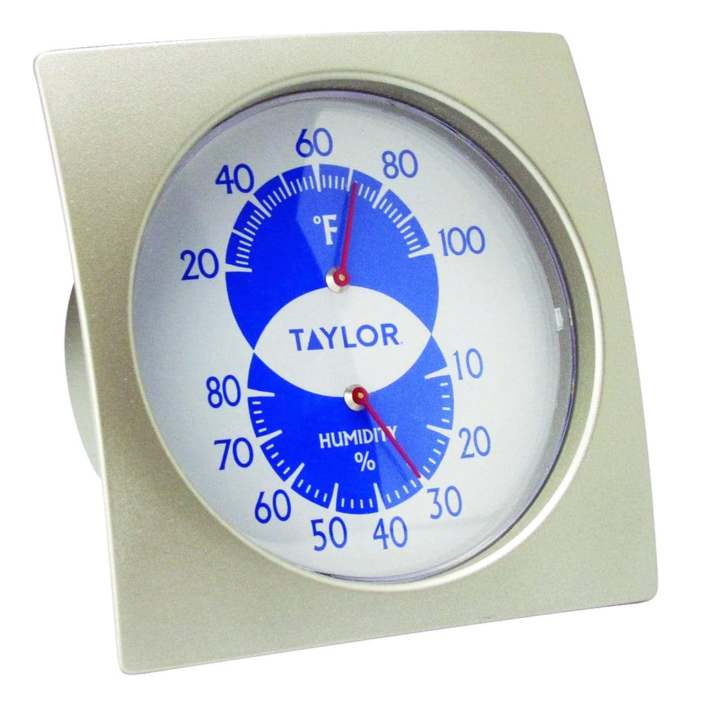 Taylor Outdoor Thermometer With Sunflower Inset,6-In.