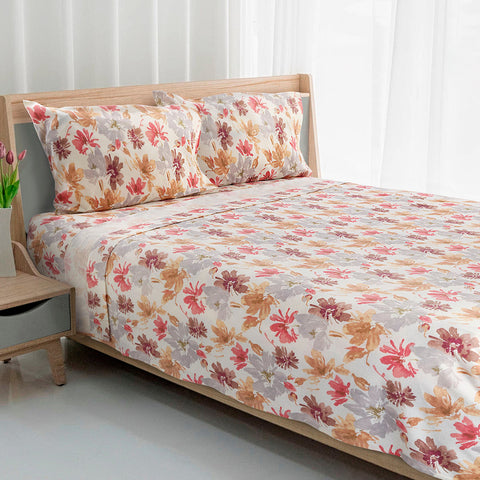Wildflowers Cotton Flannel Sheet Set 55716