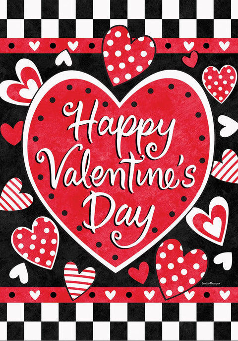 HAPPY VALENTINE'S DAY FLAG