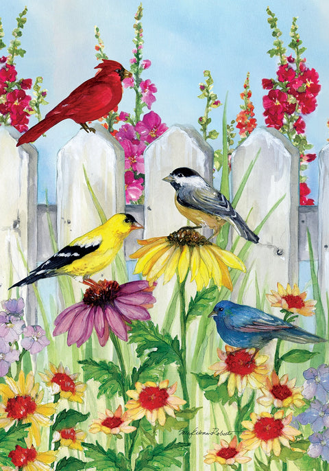 SONGBIRD FENCE FLAG