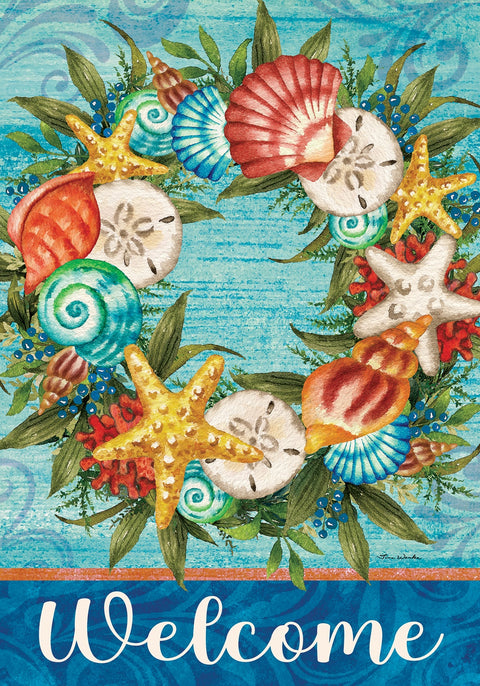 SEA STAR WREATH FLAG