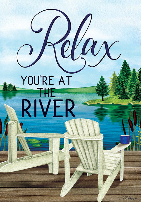 RELAX RIVER FLAG