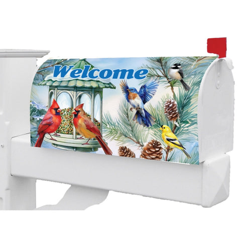 Winter Feeder mailbox makeover