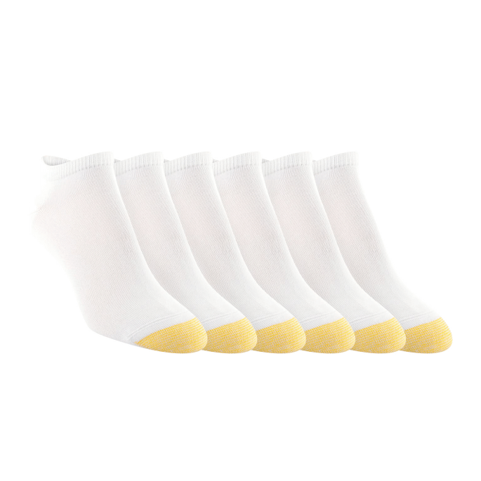 Cotton No Show Liner Socks 6 pack