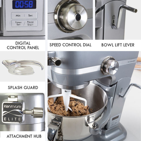 Close-ups of Kenmore mixer