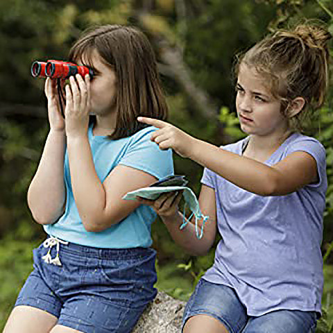 Girls Bird-Watching