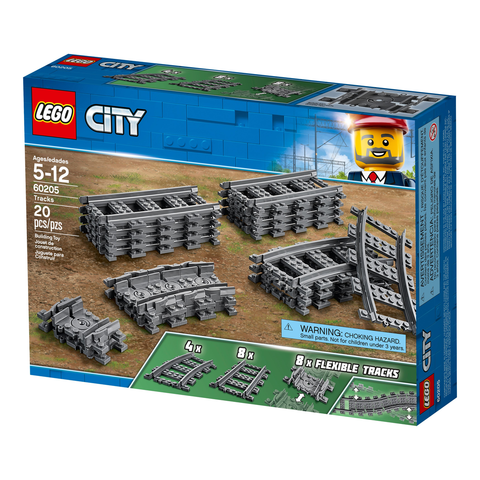 LEGO City Tracks Building Kit (20 Piece) 60205 E
