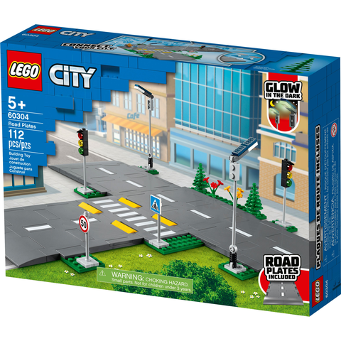 LEGO City Road Plates Building Kit (112 Pieces) 60304 B