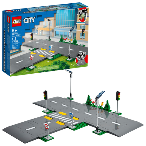 LEGO City Road Plates Building Kit (112 Pieces) 60304 C