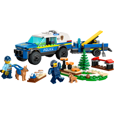 LEGO City Mobile Police Dog Training Building Toy Set (197 Pieces) 60369 E