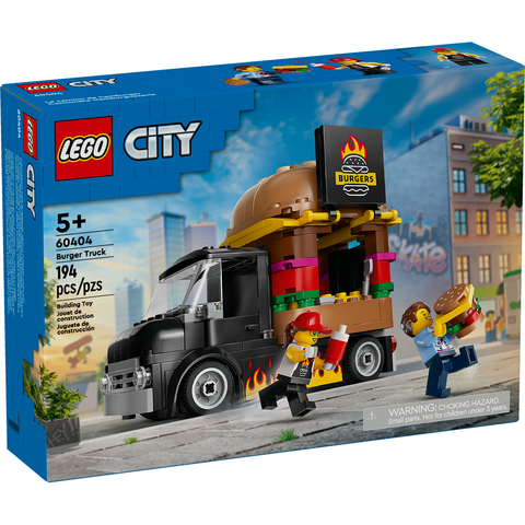 LEGO City Burger Truck Toy Building Set 60404