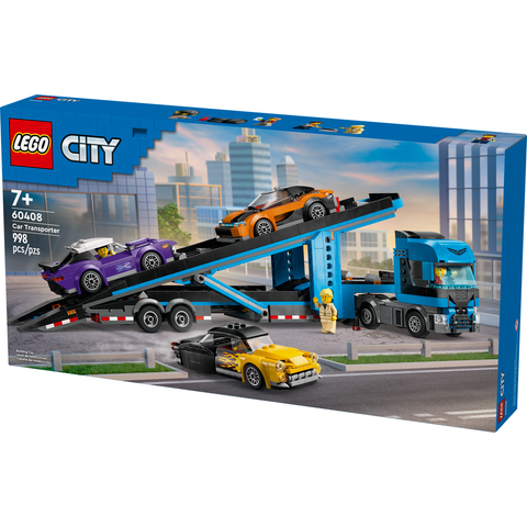 LEGO City Car Transporter Truck with Sports Cars 60408
