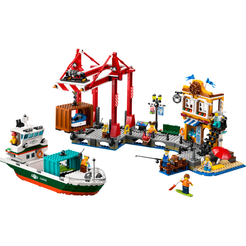 LEGO City Seaside Harbor with Cargo Ship Toy 60422
