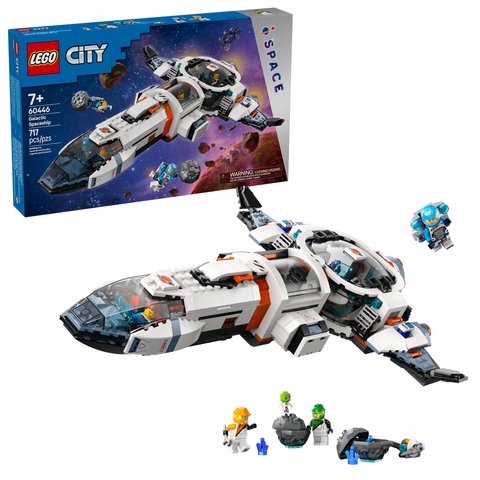 LEGO City Modular Galactic Spaceship, Outer Space Toy for Kids 60446