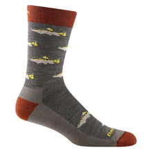 Taupe Men's Spey Fly Crew Lightweight Lifestyle Sock 6085