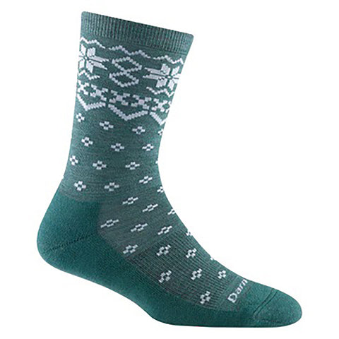 Teal Women's Shetland Crew Lightweight Lifestyle Sock 6088