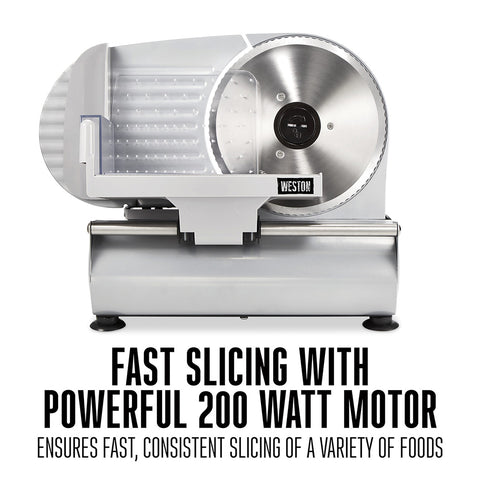 Fast Slicing with Powerful 200 Watt Motor