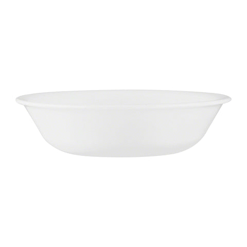 Corelle White Dessert Bowl from the side