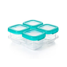 6 oz Baby Blocks Plastic Freezer Storage Containers