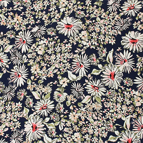 Ink Coral Short-Sleeve Marisol Print Dress
