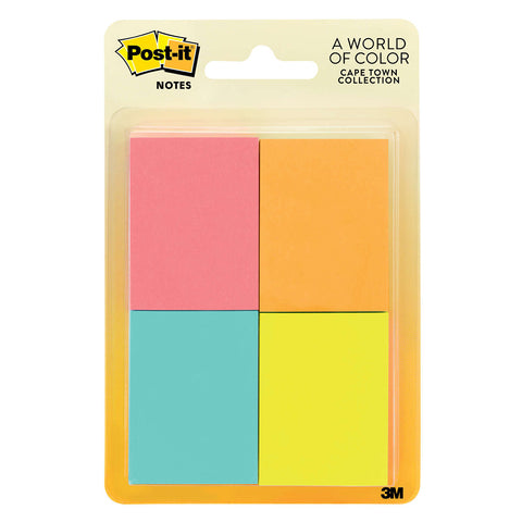 4 Mini Post-It Sticky Notes 653-4AF
