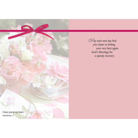 Boxed Cards Get Well Teacup Wishes 658-00565-000
