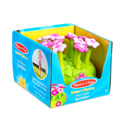 pretty petals sprinkler in box side view
