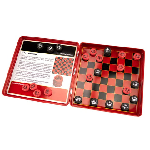 Checkers Game in Progress