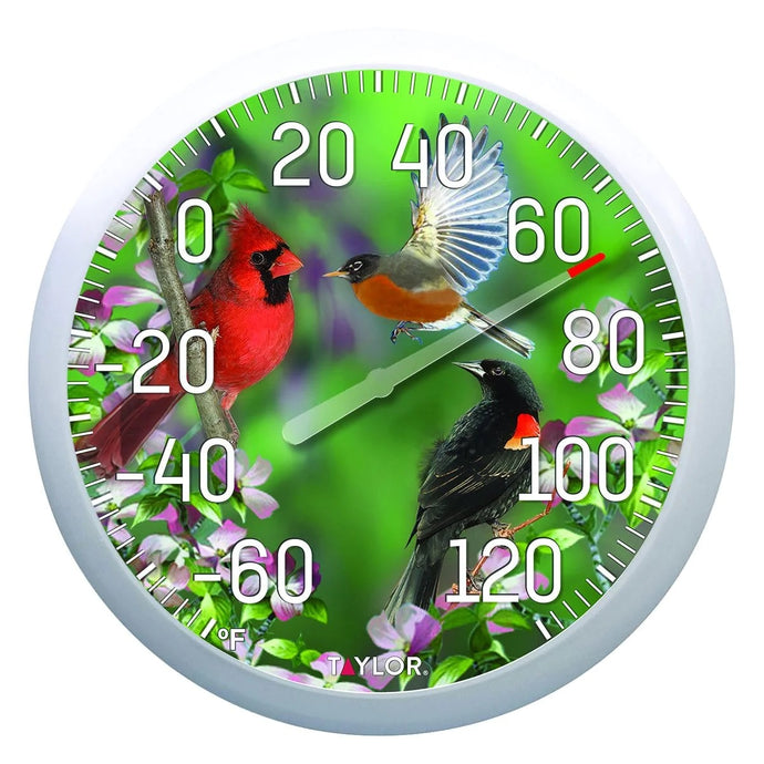 Spring Birds Dial Thermometer 6774