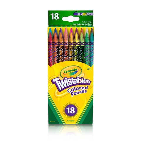 18 Count Twistables Colored Pencils 68-7418