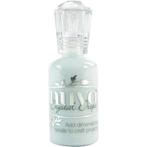 Duck Egg Blue Crystal Drops