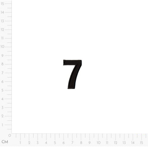 black 7, Number Applique M1549