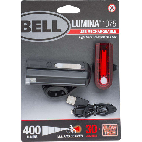 Front of Packaging Lumina Plastic Bike Light Set 7142211