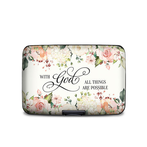 All Things Are Possible RFID Armored Wallet