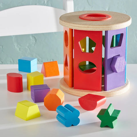 Melissa and Doug - Match and Roll Shape Sorter 50297