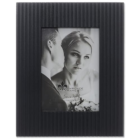 Black 5x7 Solid Wood Slat Frame 788057