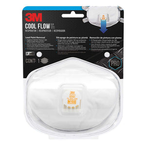 N100 Cool Flow Respirator Face Mask 8233PA1-B-PS