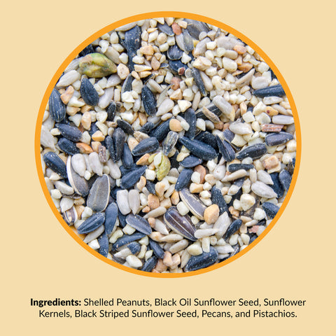 Chickadee Sunflower & Nut Mix ingredients