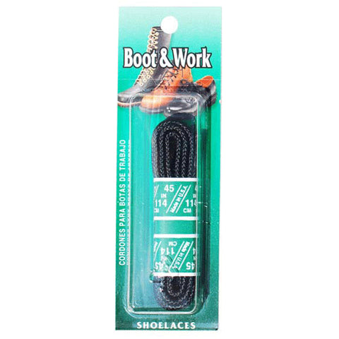 Black Nylon Boot Laces 828