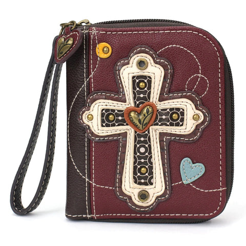 Cross Zip-Around Wallet