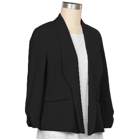 Black Regency Knit Blazer