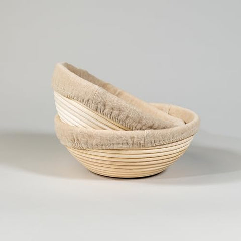 Banneton Baskets Stacked Together