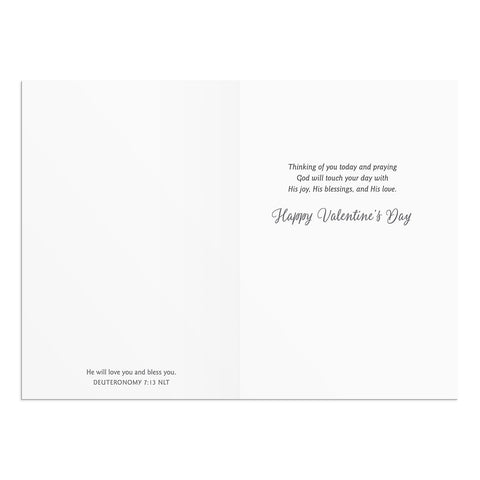Valentine Floral Card 1 Inside
