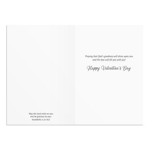 Valentine Floral Card 4 Inside
